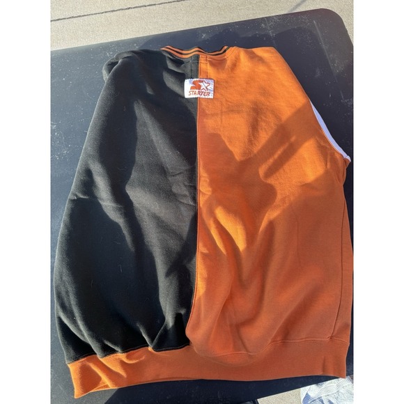Vintage Starter Texas Longhorns Crewneck Sweatshirt XL Color Block - Picture 6 of 7
